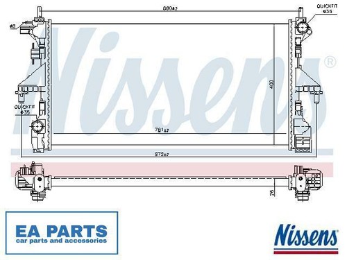 Radiator engine cooling for - cooling,