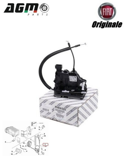 Original left tailgate lock - original,