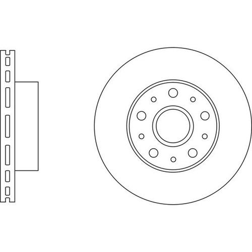 Apec blue brake disc front - apec,