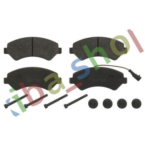 Front axle brake - brake, pads