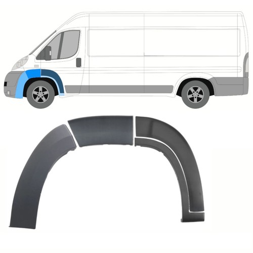 Front fender trim - front, for
