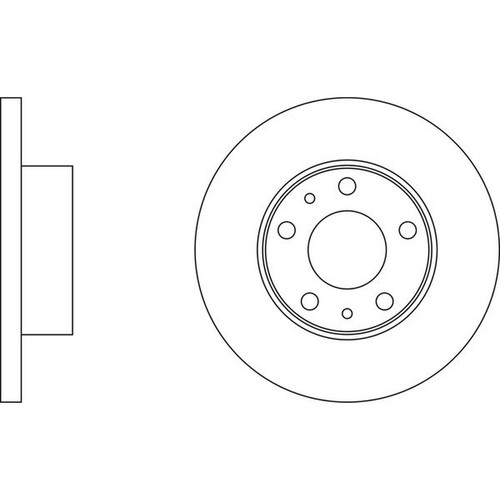 Apec blue brake disc - apec,