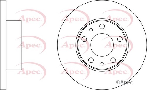 Apec red front - front, brake