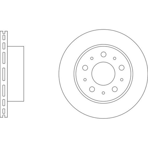 Apec blue brake - blue, rear