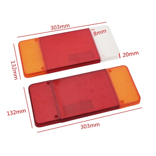 1pair rear tail light lenses - tail,