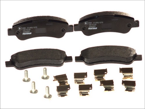 Brake pads set rear right - brake, fits