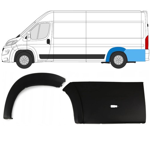 Set rear wheel arch - of,