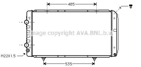 Fits fiat ducato radiator - fiat,