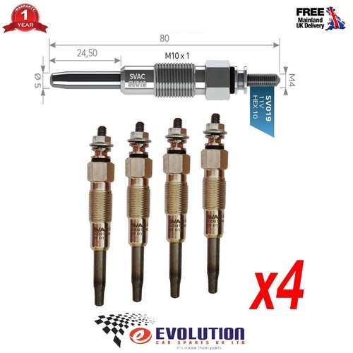 Heater glow plugs - heater, fits