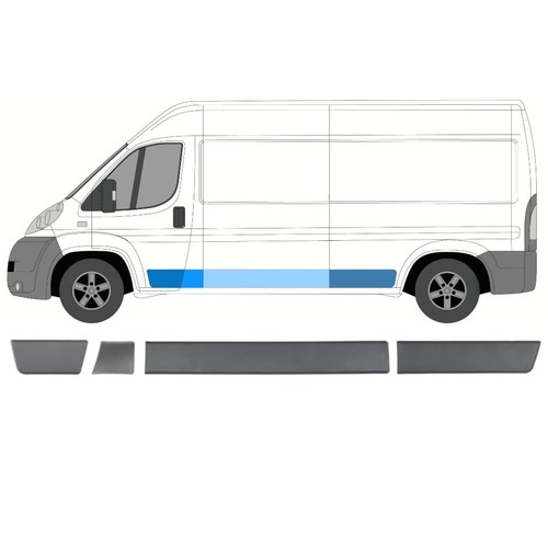 Set side trims for - side, peugeot